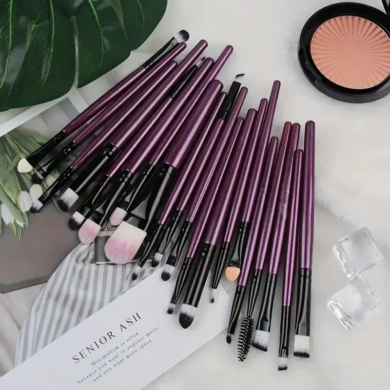 Pinceaux de maquillage - 20 pièces