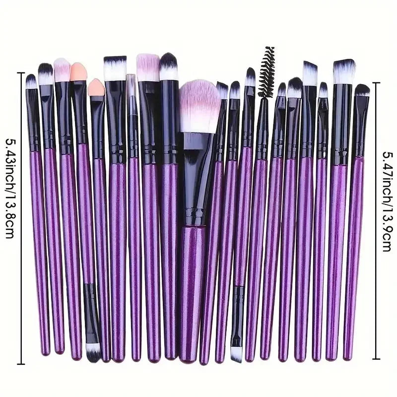 Pinceaux de maquillage - 20 pièces
