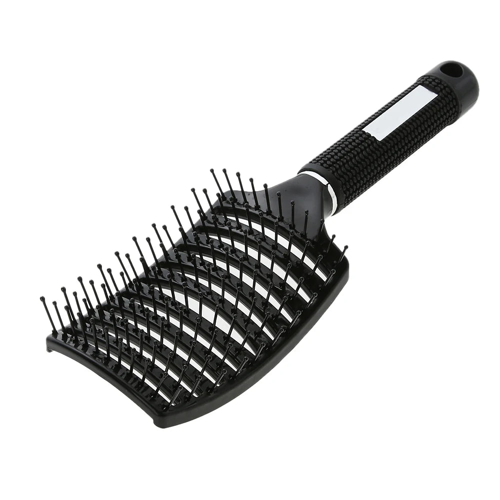 Brosse Démêlante pour Cheveux Raides et Bouclés - Qualité Salon