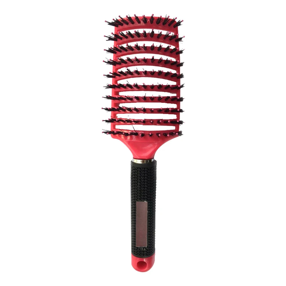 Brosse Démêlante pour Cheveux Raides et Bouclés - Qualité Salon