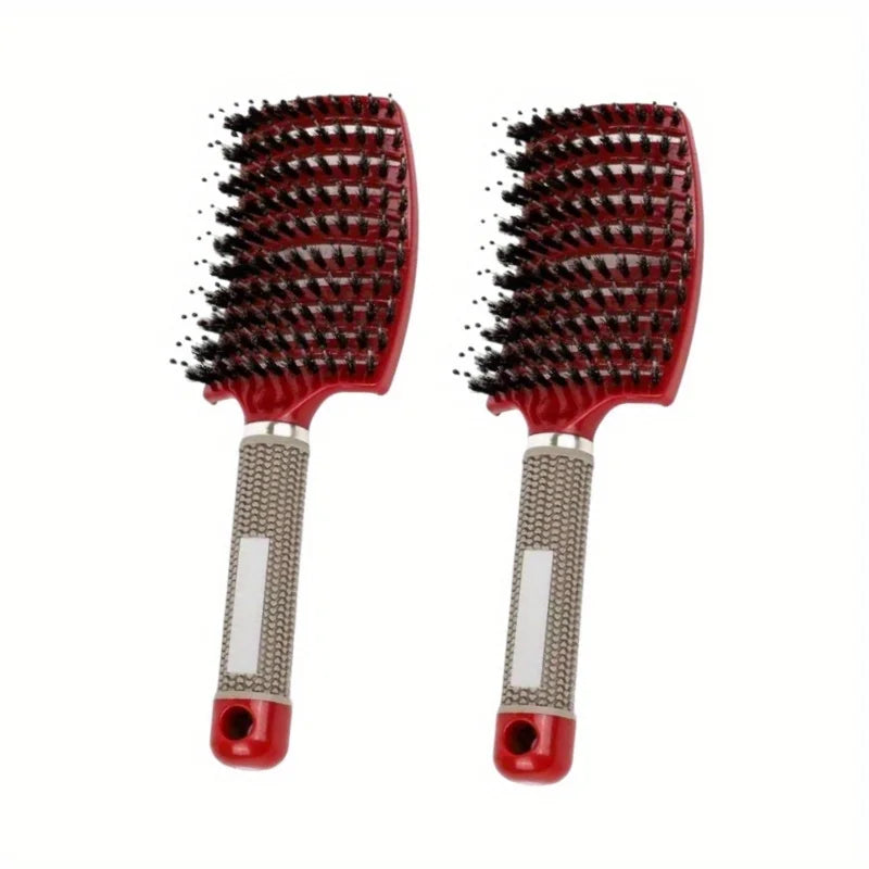Ensemble de 2 brosses de Massage démêlantes pour femmes