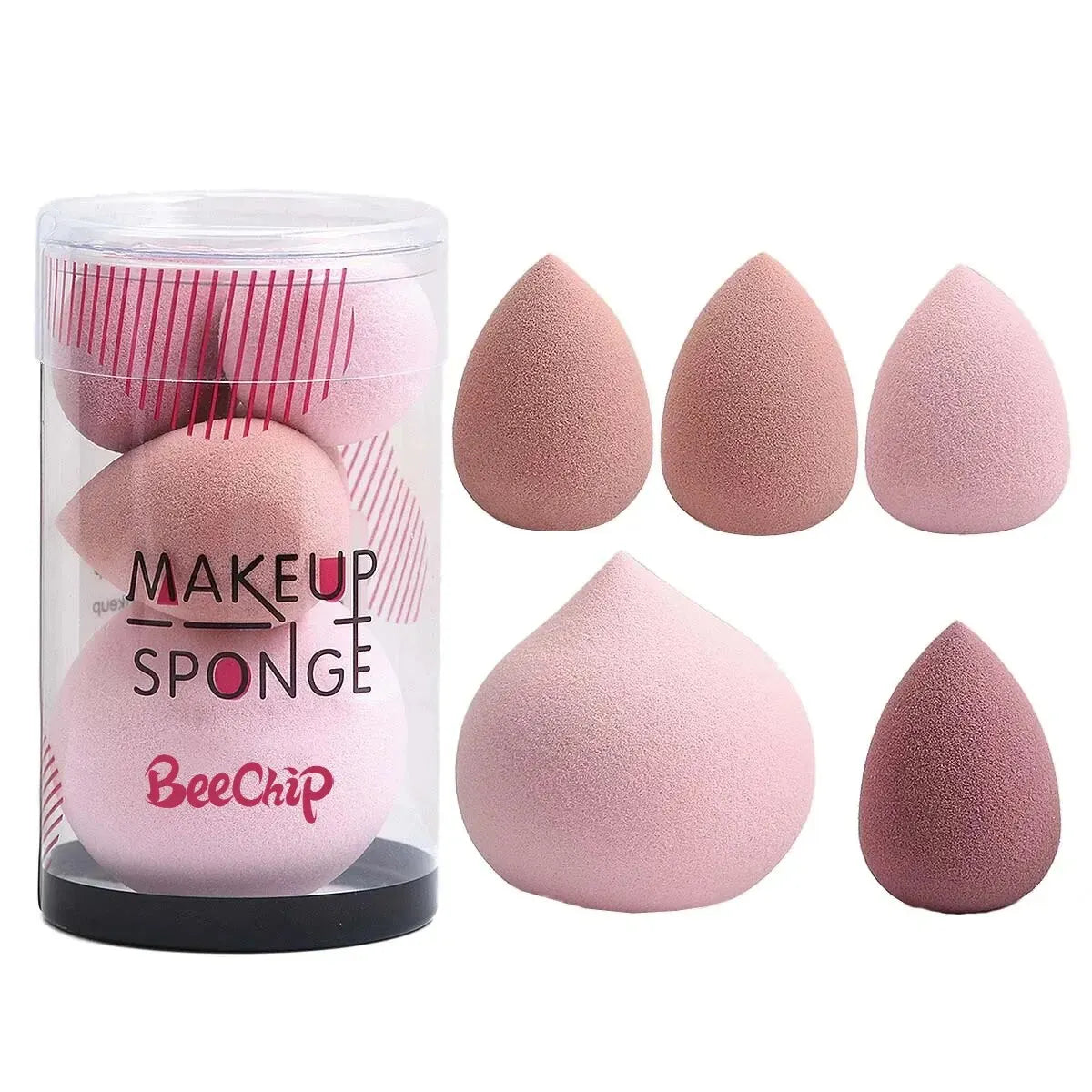 Lot de 5 Super Mini Puff Douces et Versatiles pour un Maquillage Impeccable