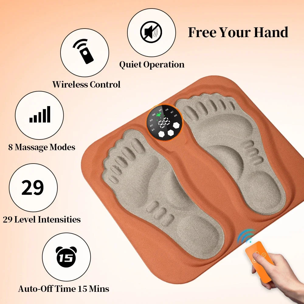 Masseur de Pieds EMS 3D avec Chauffage et Télécommande
