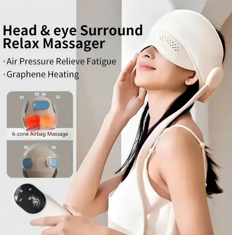 Masseur de tête électrique Relaxation Anti-Stress et Migraine