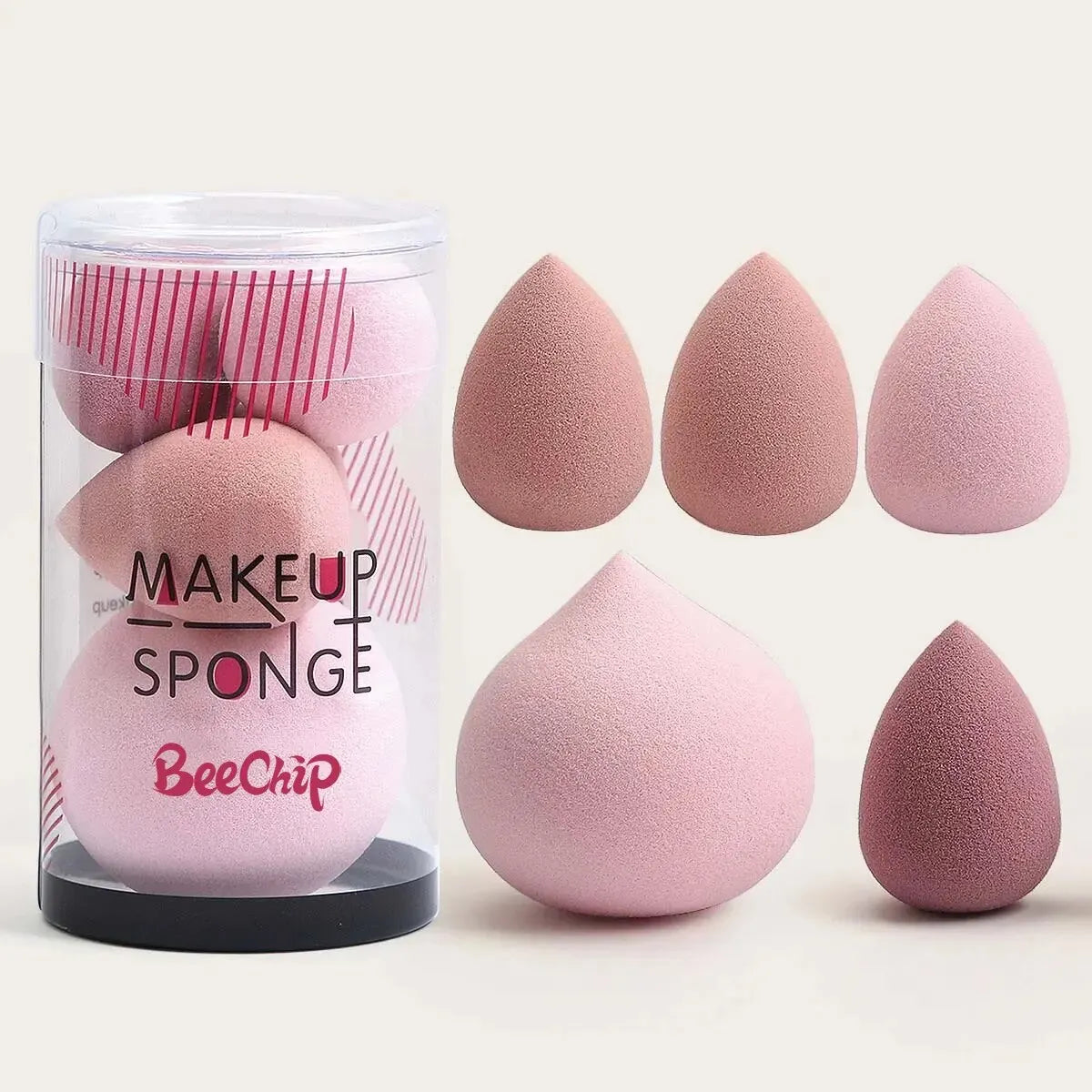 Lot de 5 Super Mini Puff Douces et Versatiles pour un Maquillage Impeccable