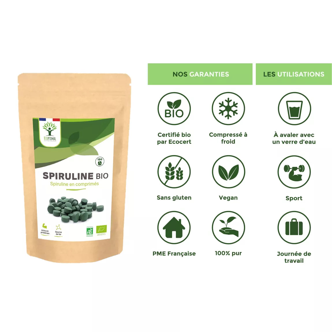 spiruline bio en comprimé 289
