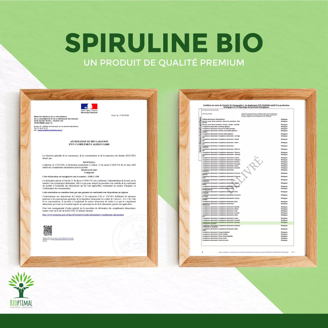 spiruline bio en comprimé 289