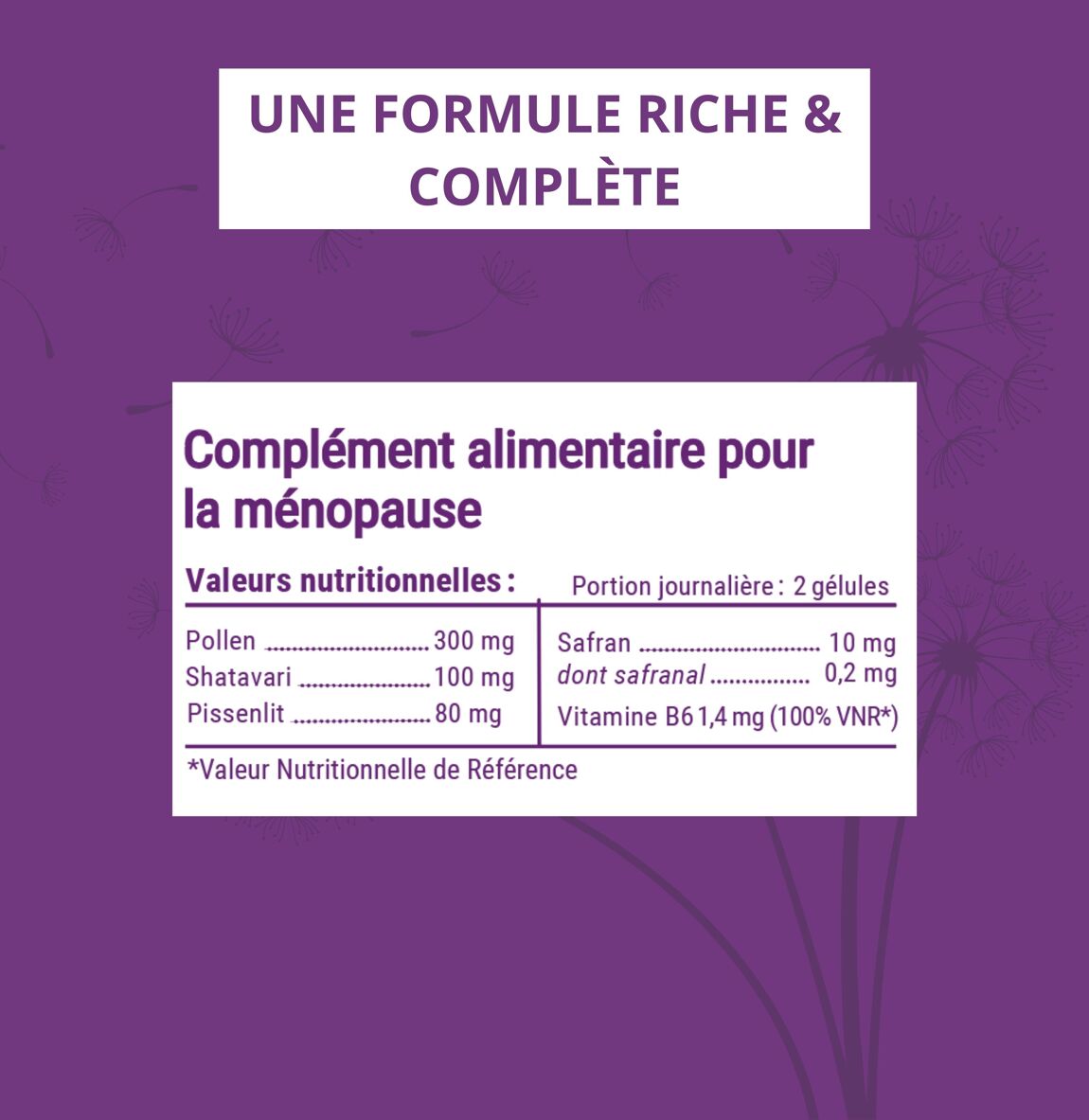 Traitement naturel Ménopause 255