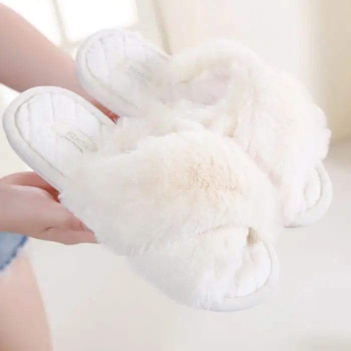 Chaussons Femme Crème