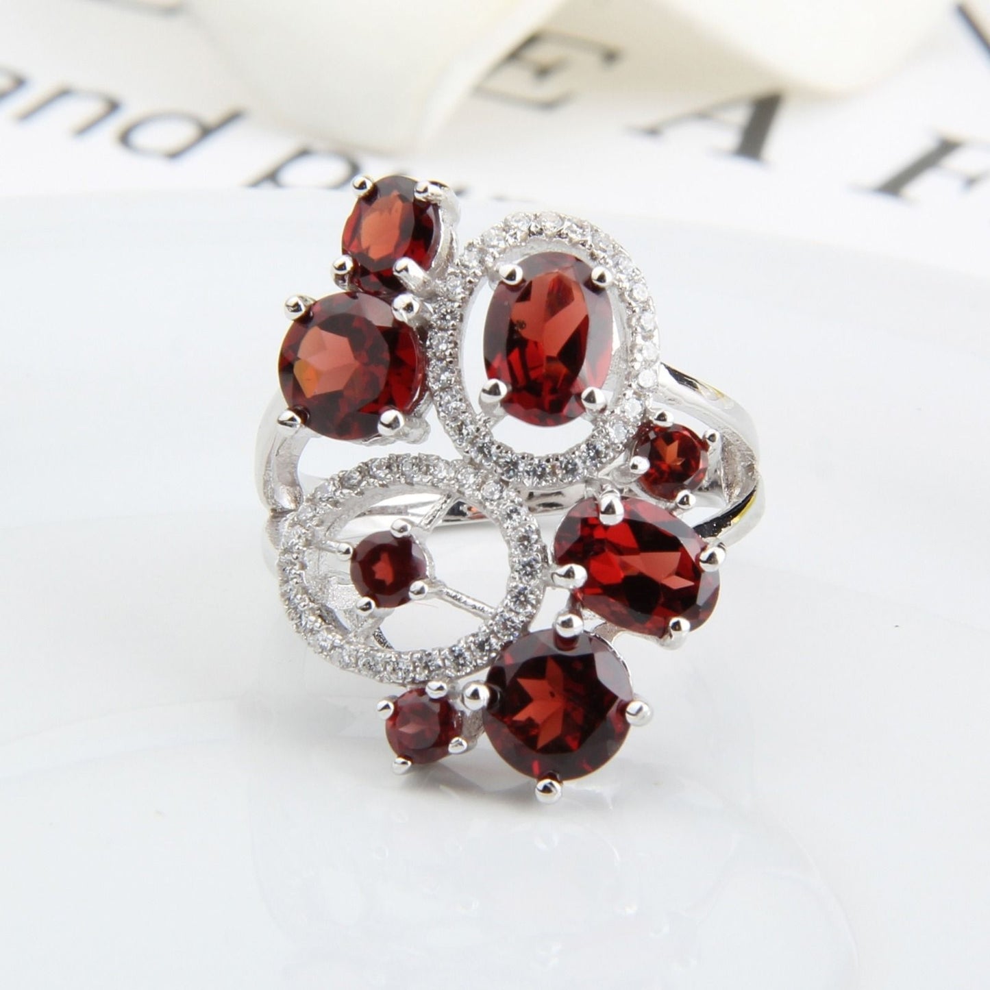 Bague argent femme