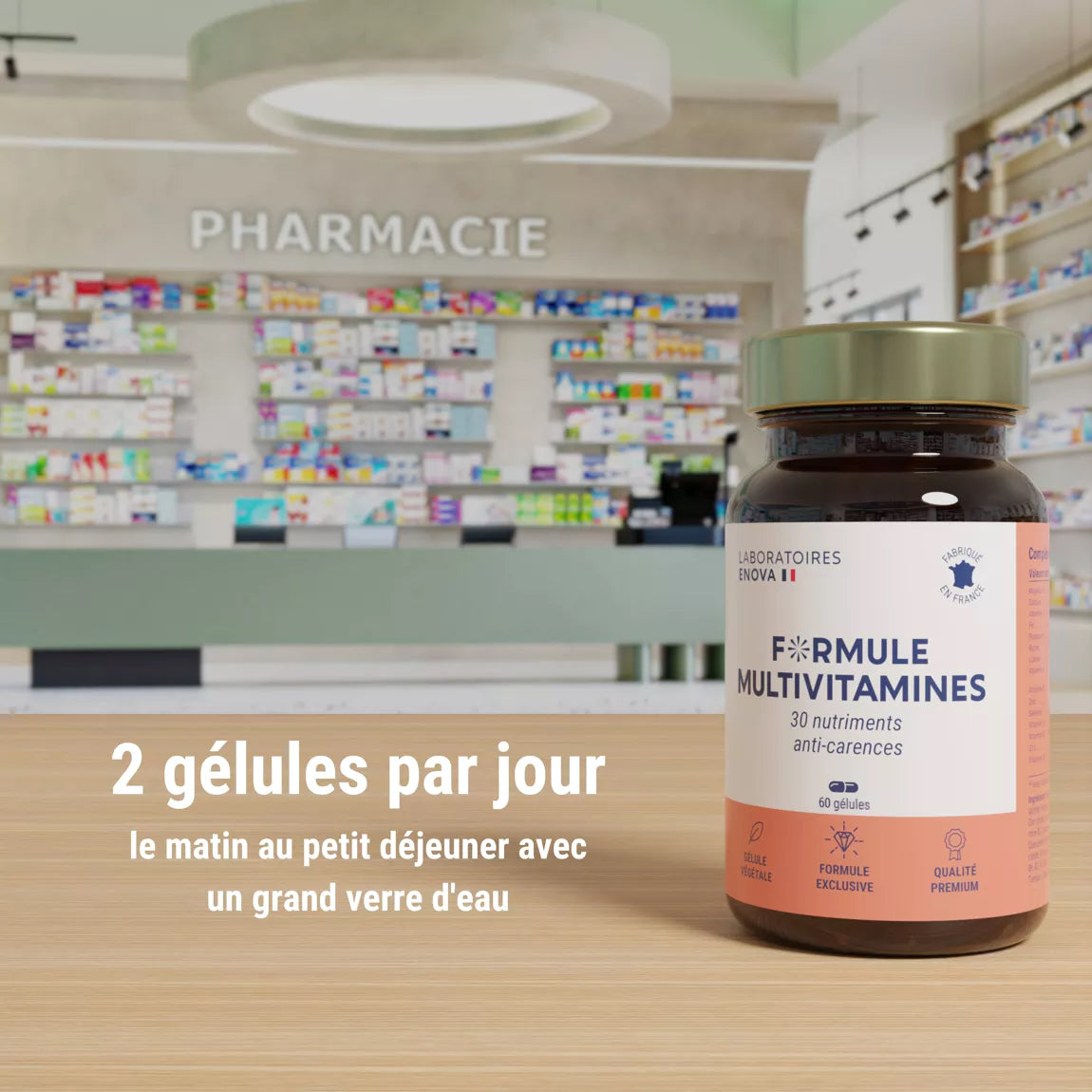 Multivitamines et minéraux 30 nutriments 285