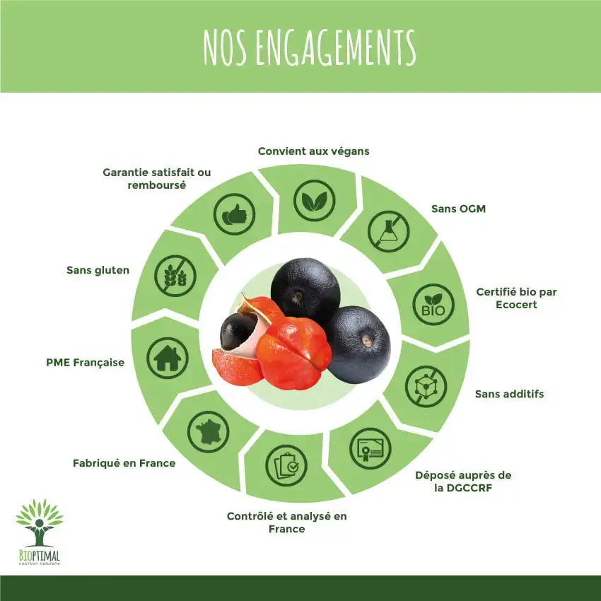 Gélules au Guarana Bioptimal