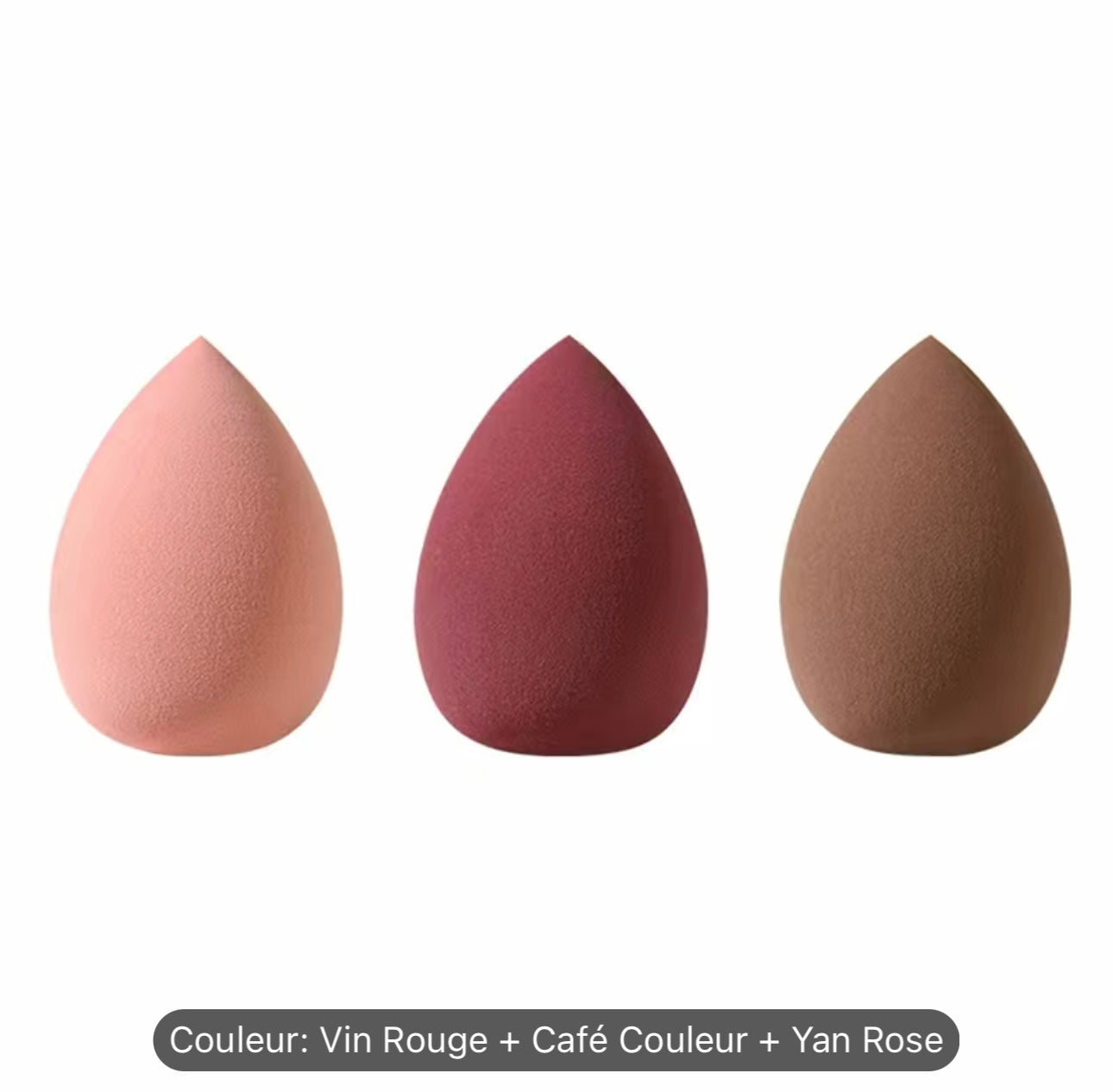 3 Houppettes  à maquillage
