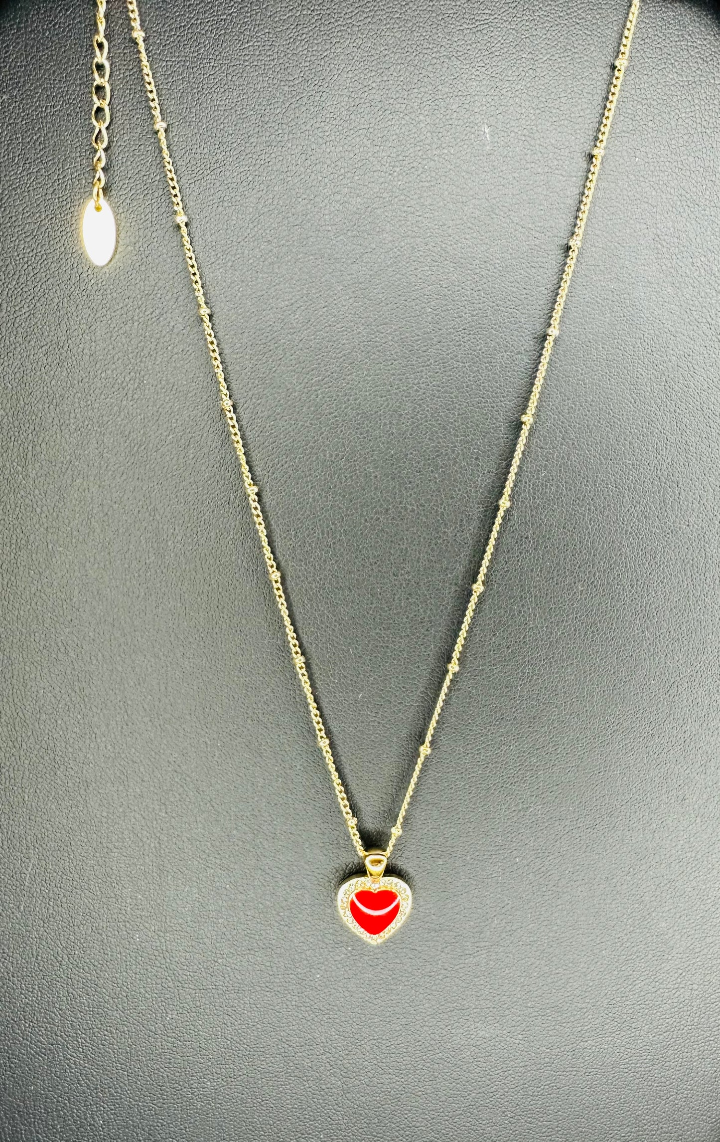 Collier Femme Porte bonheur Coeur