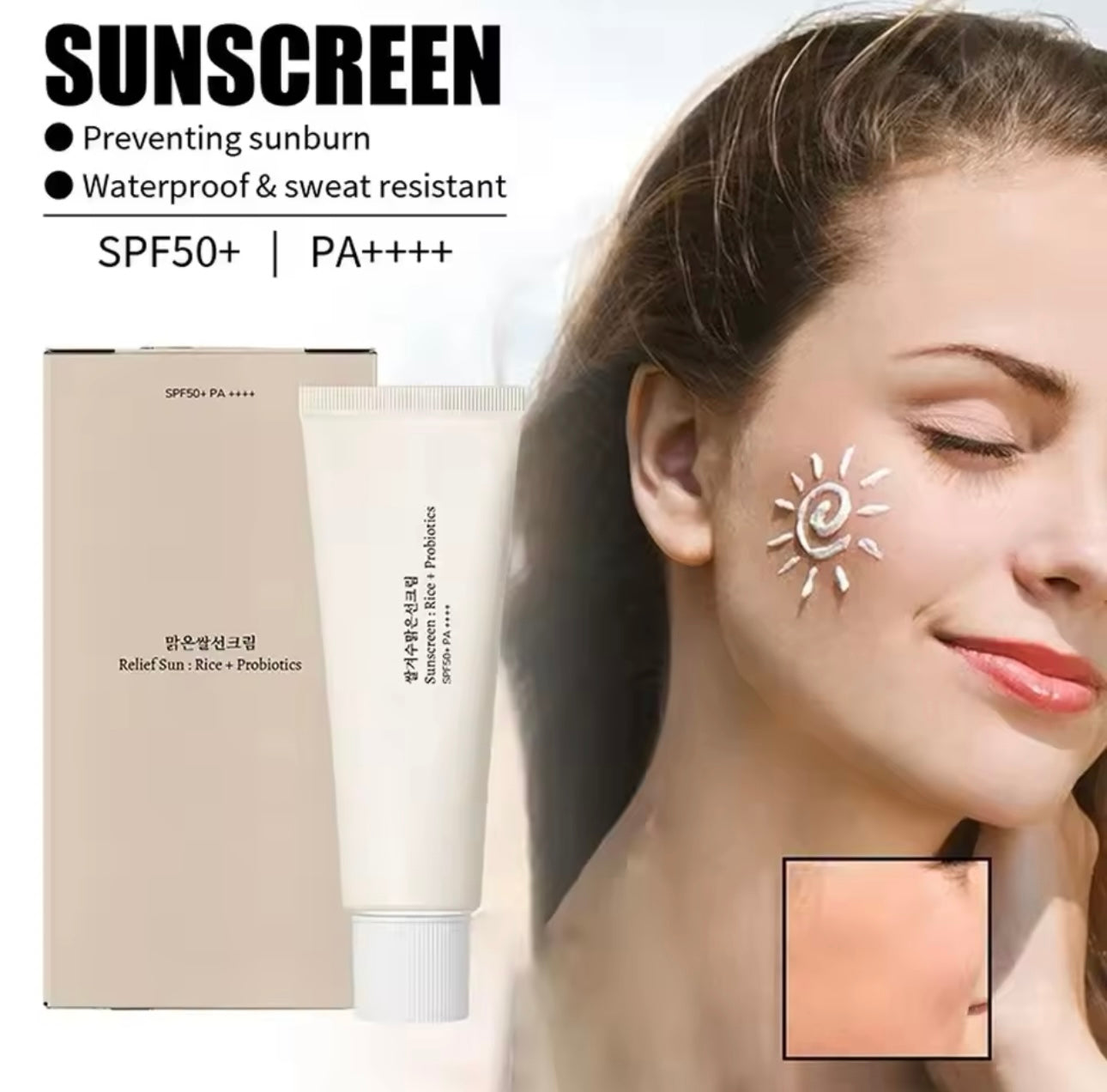 Écran Solaire Coréen Ultra-Protection SPF 50+