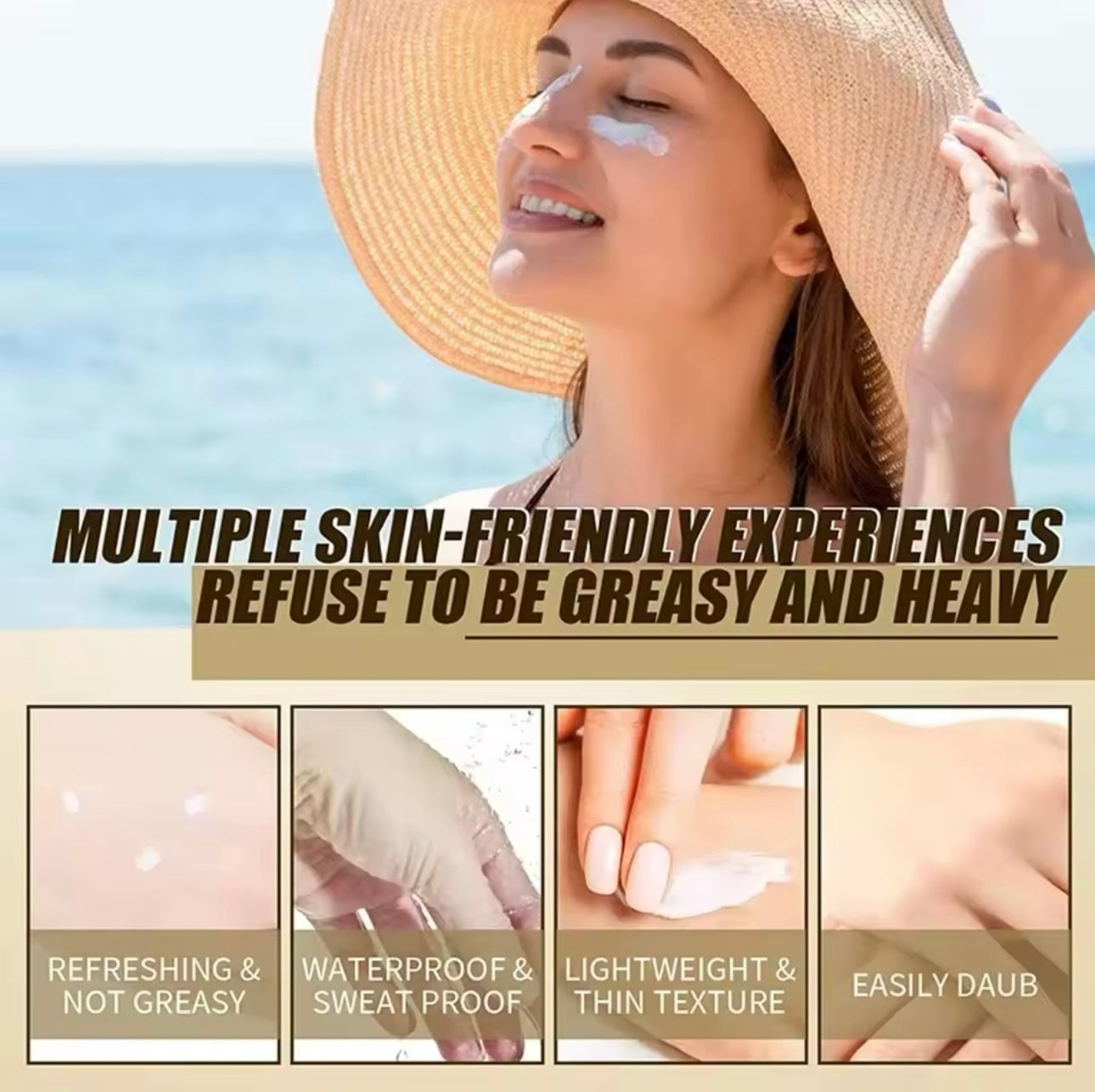 Écran Solaire Coréen Ultra-Protection SPF 50+