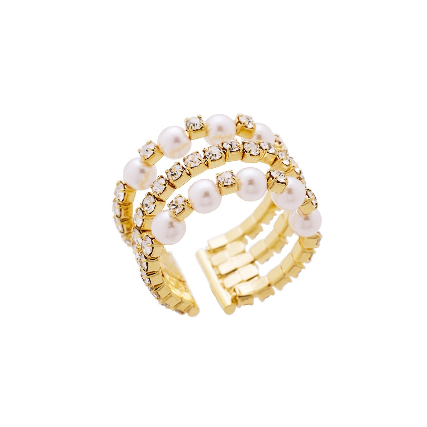 Bague en perles