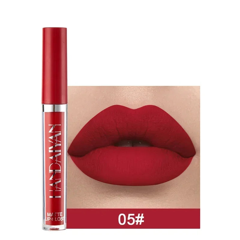 Palette de 6 Rouges à Lèvres liquide  Longue Tenue