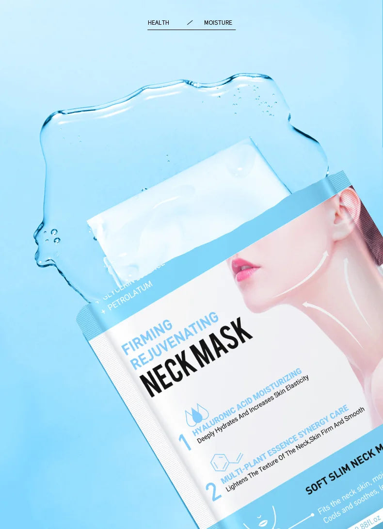 Masques Cou Acide Hyaluronique et Collagène
