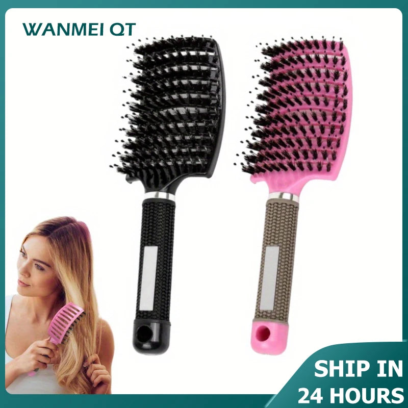 Ensemble de 2 brosses de Massage démêlantes pour femmes