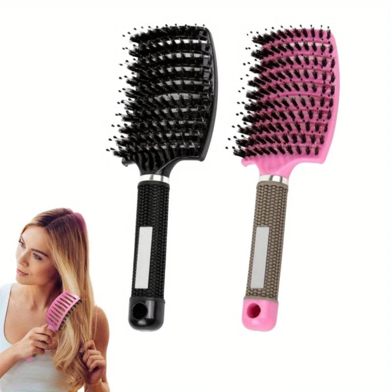 Ensemble de 2 brosses de Massage démêlantes pour femmes