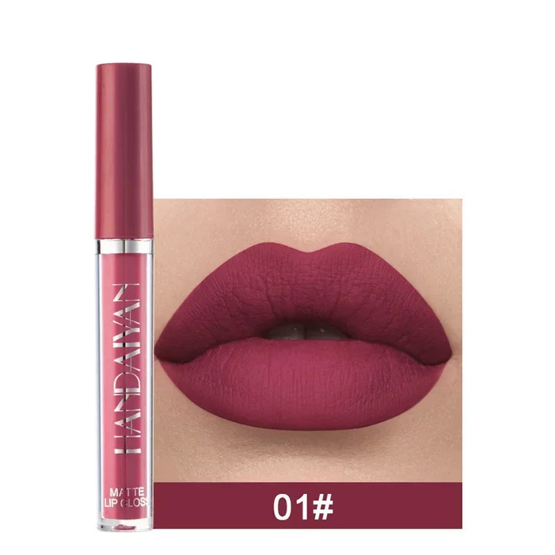 Palette de 6 Rouges à Lèvres liquide  Longue Tenue