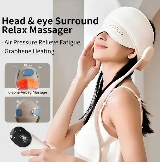 Masseur de tête électrique Relaxation Anti-Stress et Migraine