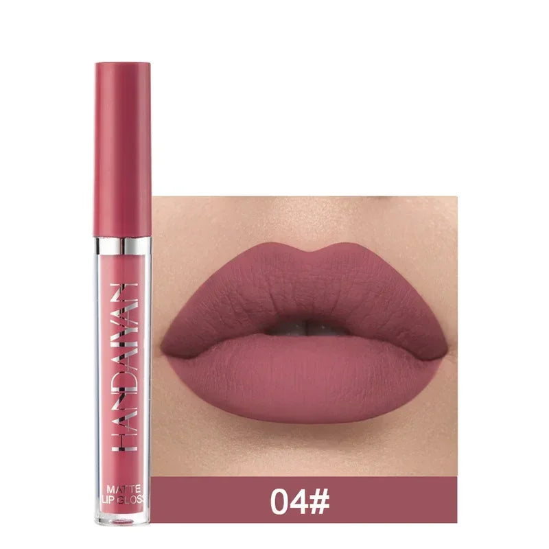 Palette de 6 Rouges à Lèvres liquide  Longue Tenue