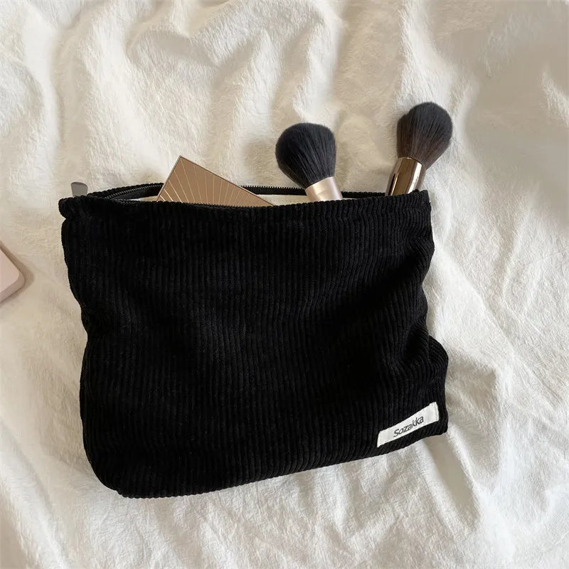 Trousse de Maquillage Léopard en Toile