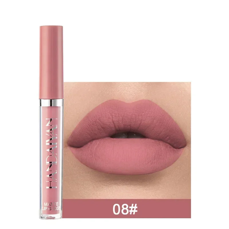 Palette de 6 Rouges à Lèvres liquide  Longue Tenue