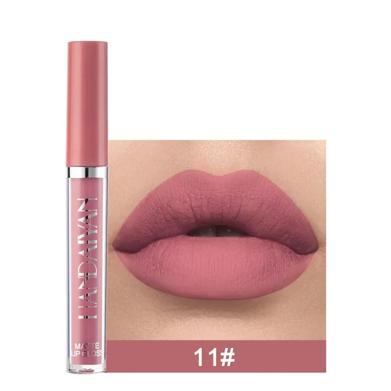 Palette de 6 Rouges à Lèvres liquide  Longue Tenue