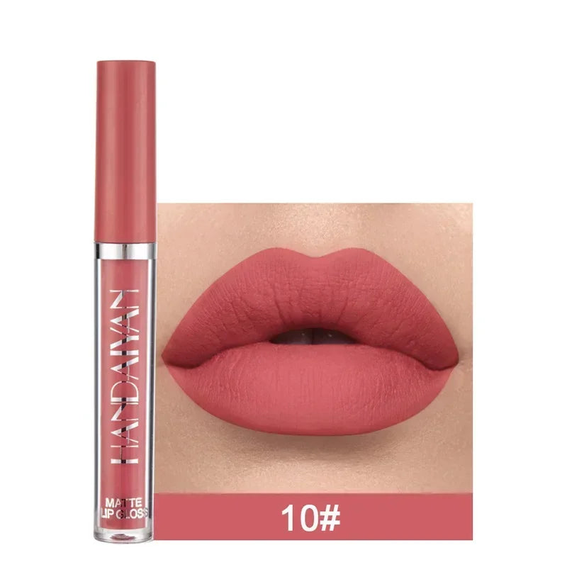 Palette de 6 Rouges à Lèvres liquide  Longue Tenue